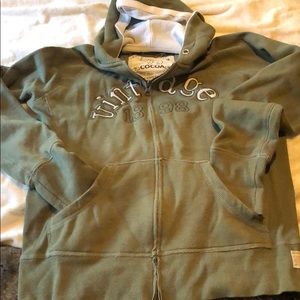 Cocoa vintage khaki hoodie size L